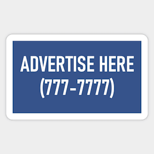 Advertise here Magnet